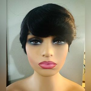 Women pixie human hair